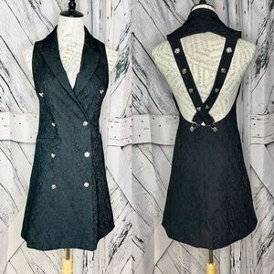 A4 AFOUR Vest/Mini Dress Open Back Straps SZ S